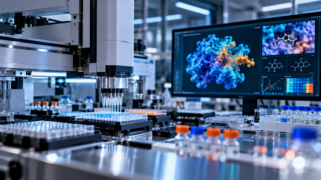 Laboratorio automatizado aplicado al descubrimiento de medicamentos mediante inteligencia artificial